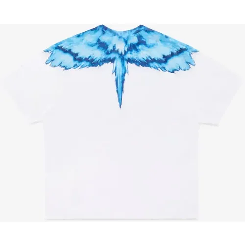 Colordust Wings Oversized T-shirt , male, Sizes: L, M, S - Marcelo Burlon - Modalova