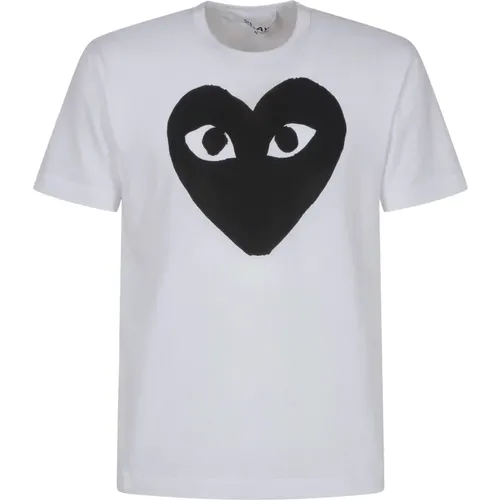 Play T-Shirt , male, Sizes: 2XL, S, XL - Comme des Garçons Play - Modalova