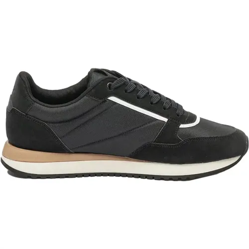 Schwarze Sneakers - Modell Kai , Herren, Größe: 45 EU - Hugo Boss - Modalova