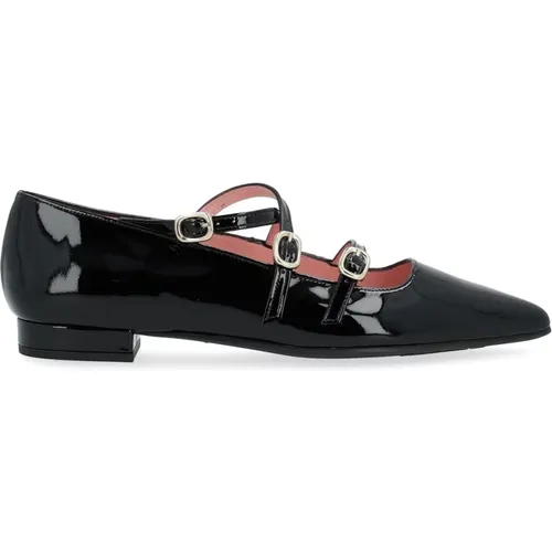 Patent Leather Pointed Ballerina , female, Sizes: 4 UK, 3 1/2 UK - Pretty Ballerinas - Modalova