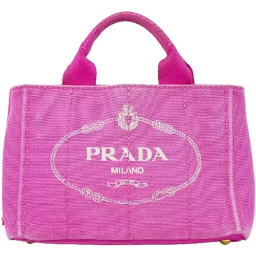 Pre-owned Canvas prada-bags , female, Sizes: ONE SIZE - Prada Vintage - Modalova