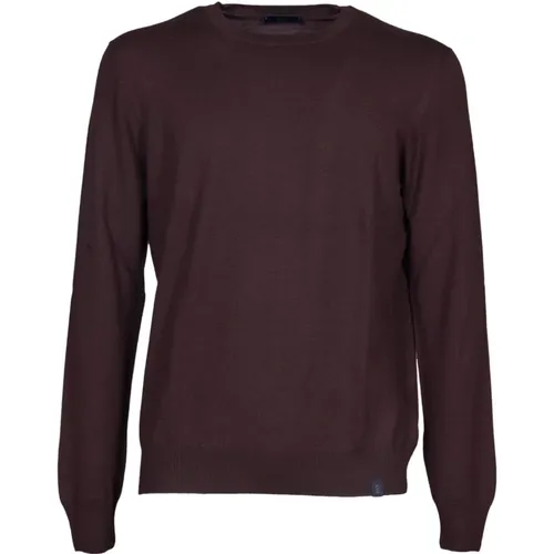 Knitwear Crew Neck Sweater , male, Sizes: 3XL, XL, 2XL, S, M, L - Fay - Modalova