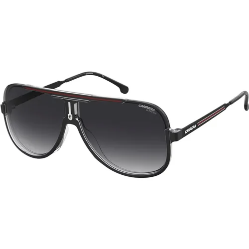 Red/Grey Shaded Sunglasses , male, Sizes: 64 MM - Carrera - Modalova