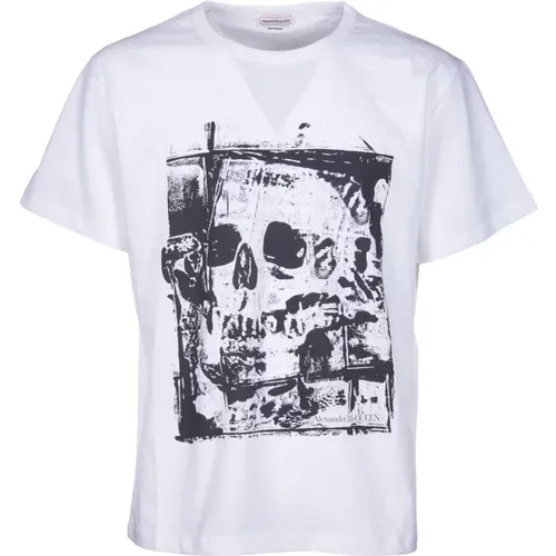 T-Shirts , Herren, Größe: L - alexander mcqueen - Modalova