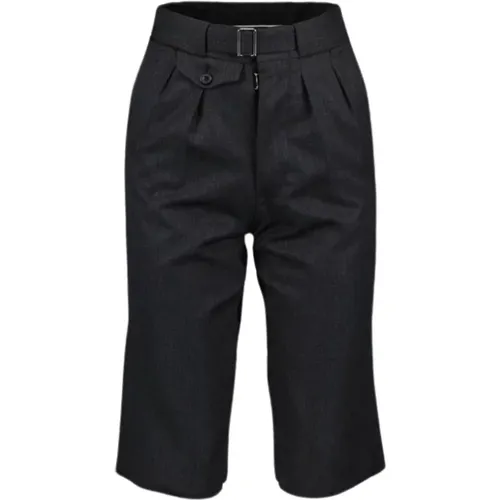 Lange Woll-Bermuda-Shorts , Damen, Größe: S - Maison Margiela - Modalova