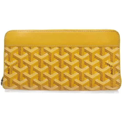 Pre-owned Canvas wallets , female, Sizes: ONE SIZE - Goyard Vintage - Modalova