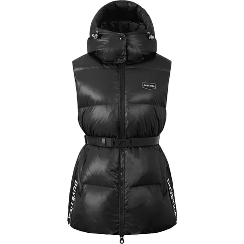 Down Vest with Detachable Hood , female, Sizes: XS, M, S - duvetica - Modalova