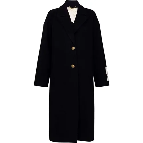 Knitted single-breasted coat , female, Sizes: XS - Golden Goose - Modalova