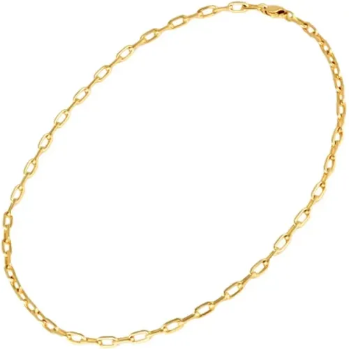 Pre-owned Gold necklaces , female, Sizes: ONE SIZE - Cartier Vintage - Modalova