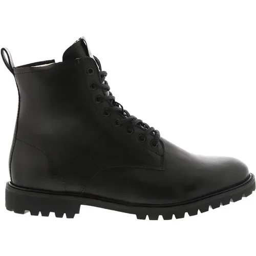 Sg49 - Schnürstiefel - Fell , Herren, Größe: 45 EU - Blackstone - Modalova