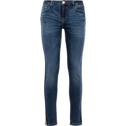 Damen Denim Jeans American Wash Blau , Damen, Größe: M - Fracomina - Modalova