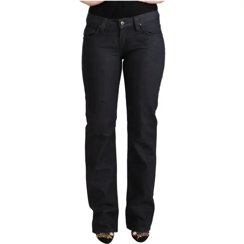 Low Waist Straight Denim Jeans , female, Sizes: W27, W29 - Exte - Modalova