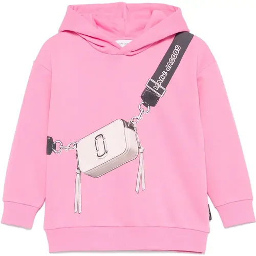 Rosa Pullover mit Trompe l'oeil Print - Marc Jacobs - Modalova