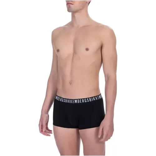 Cotton Underwear Trunk Bi-pack , male, Sizes: S, M - Bikkembergs - Modalova