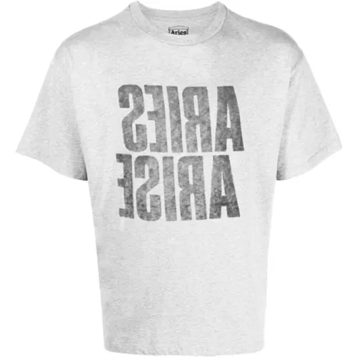 T-Shirts , male, Sizes: L, S, M - Aries - Modalova