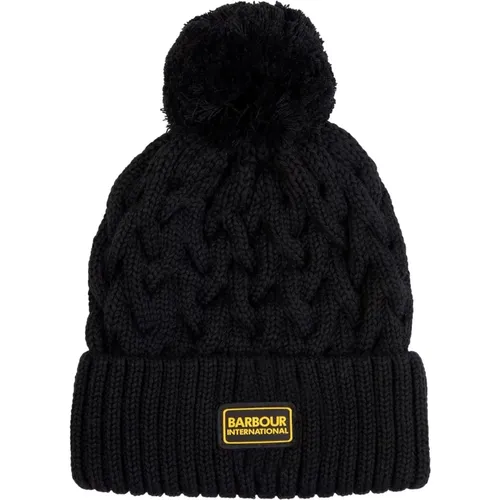Mens Drift Cable Beanie in , female, Sizes: ONE SIZE - Barbour - Modalova