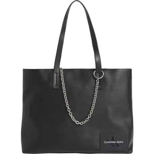 Slim Square Tote Bag , female, Sizes: ONE SIZE - Calvin Klein Jeans - Modalova