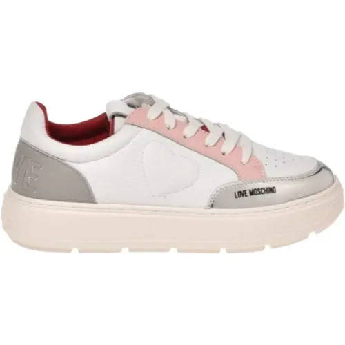 Women's Low-Top Sneakers , female, Sizes: 7 UK, 5 UK, 3 UK, 6 UK, 4 UK - Love Moschino - Modalova