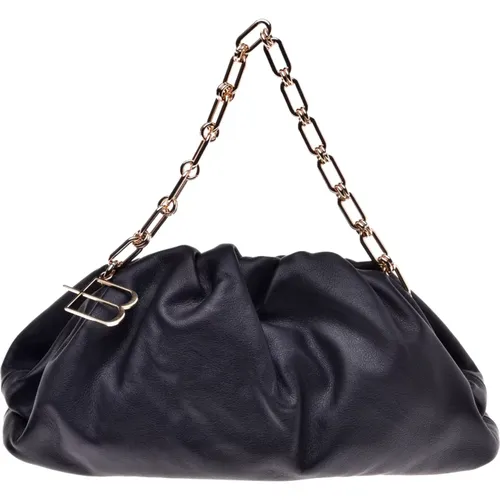 Calfskin handbag , Damen, Größe: ONE Size - Baldinini - Modalova