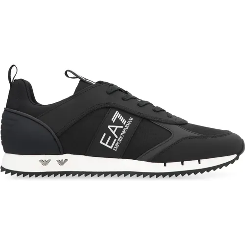 Sneaker mit kontrastierender Farbsohle , Herren, Größe: 43 1/2 EU - Emporio Armani EA7 - Modalova