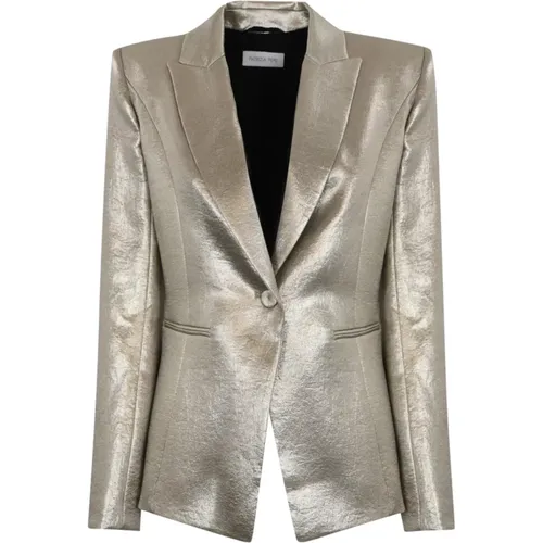 Metallischer Blazer für Frauen - PATRIZIA PEPE - Modalova