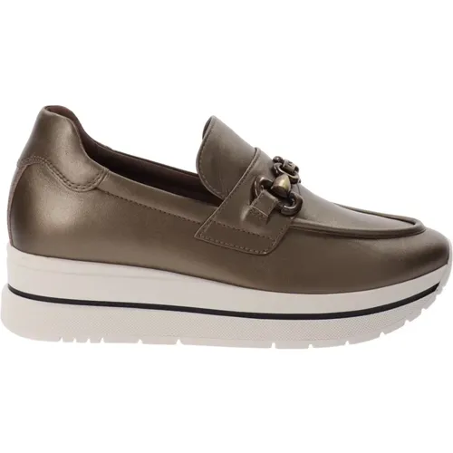 Leder Damen Loafers Stilvoller Komfort,Leder Damen Loafers - Nerogiardini - Modalova