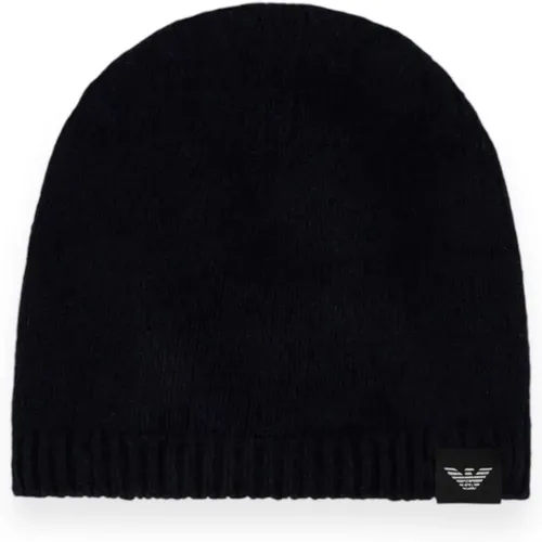 Beanie Hat for Stylish Look , male, Sizes: L, M - Emporio Armani - Modalova