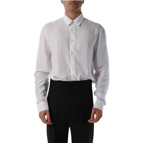 Jacquard Viscose Twill Shirt , male, Sizes: L, M, 3XL, 2XL, XL - PATRIZIA PEPE - Modalova