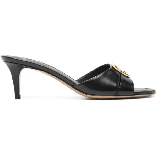 Almond Toe FF Sandals , female, Sizes: 2 UK - Fendi - Modalova