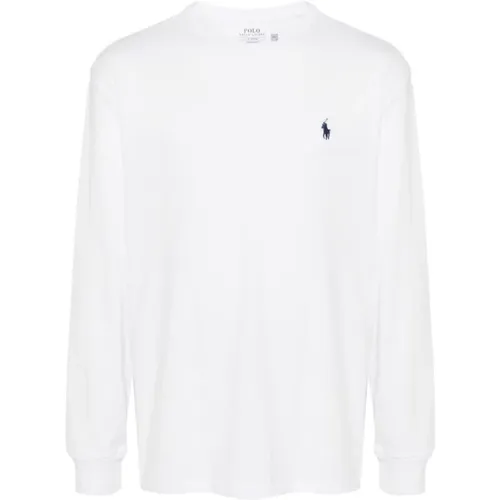 Weißes Polo T-Shirt mit Pony-Motiv - Ralph Lauren - Modalova