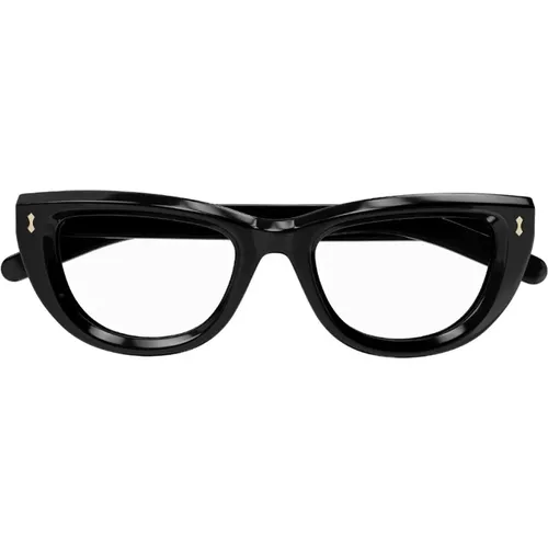 RivetsLarge Eyeglass Frames , female, Sizes: 51 MM - Gucci - Modalova