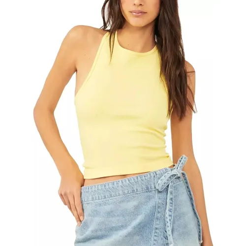 Gelbes Crop Top Free People - Free People - Modalova