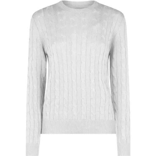 Damen Rundhals Pullover aus Tricot-Mix - MC2 Saint Barth - Modalova