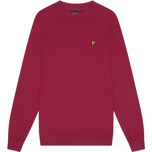 Cotton Merino Crew Neck Jumper , Herren, Größe: XS - Lyle & Scott - Modalova