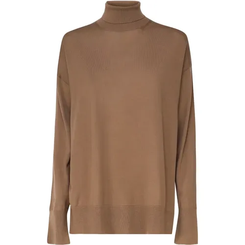 Kamelwolle Polo Hals Pullover - Max Mara - Modalova