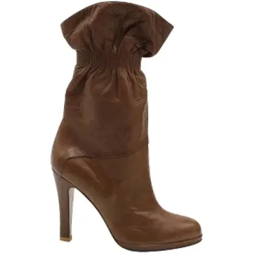 Pre-owned Leather boots , female, Sizes: 5 UK - Marni Pre-owned - Modalova