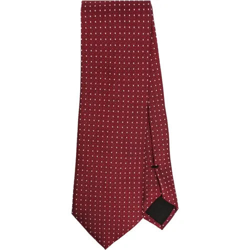 Luxury Silk Tie, Italian Designers Code , male, Sizes: ONE SIZE - Hugo Boss - Modalova