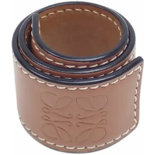 Pre-owned Leather bracelets , female, Sizes: ONE SIZE - Loewe Pre-owned - Modalova