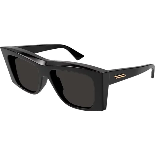 Intrecciato Square Sunglasses , unisex, Sizes: 54 MM - Bottega Veneta - Modalova