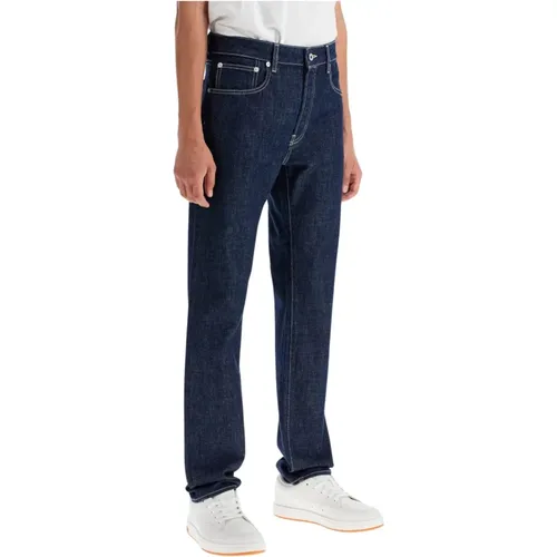 Slim Fit Bara Jeans Indigo Denim , Herren, Größe: W30 - Kenzo - Modalova