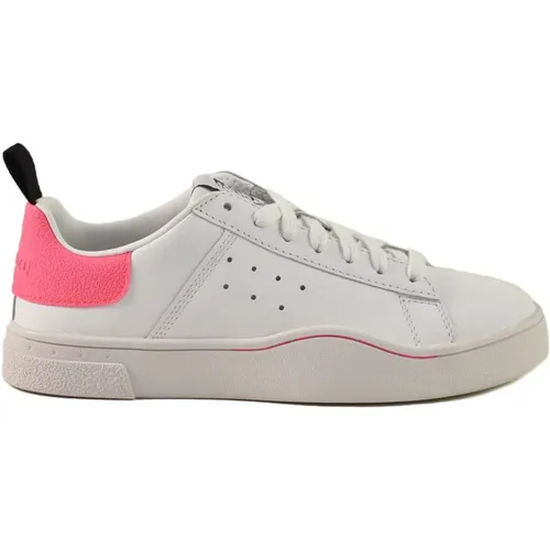 Leder Sneakers mit Gummisohle - Diesel - Modalova