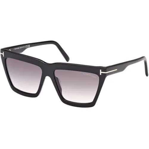 Geometric Sunglasses , male, Sizes: 56 MM - Tom Ford - Modalova