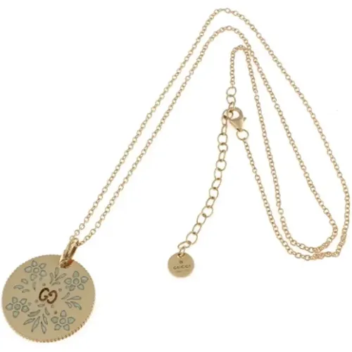 Pre-owned Rose Gold necklaces , female, Sizes: ONE SIZE - Gucci Vintage - Modalova