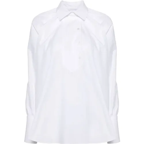 Klassisches Weißes Baumwollhemd , Damen, Größe: XS - Patou - Modalova