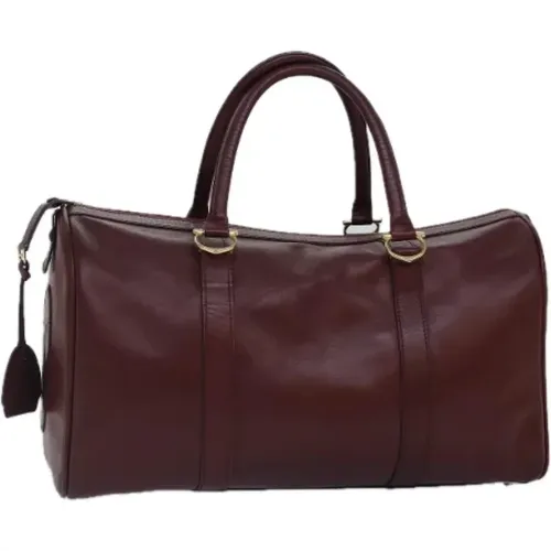 Pre-owned Leather travel-bags , female, Sizes: ONE SIZE - Cartier Vintage - Modalova