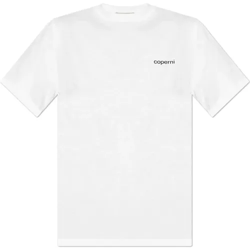 T-Shirt mit Logo , Damen, Größe: S - Coperni - Modalova