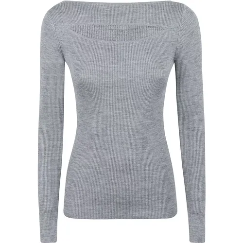 Women's Clothing Sweatshirts Grey Aw23 , female, Sizes: XL, L, S - P.a.r.o.s.h. - Modalova
