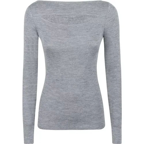 Womens Clothing Sweatshirts Grey Aw23 , female, Sizes: L - P.a.r.o.s.h. - Modalova