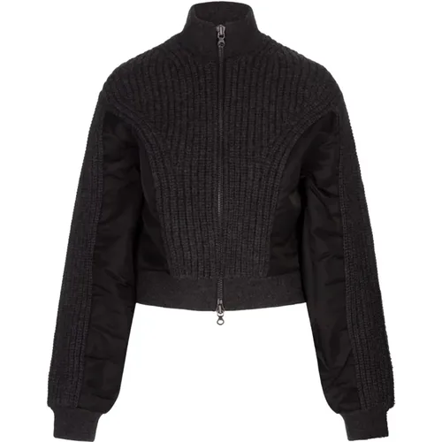 Schwarze Hybrid-Strickjacke Diesel - Diesel - Modalova