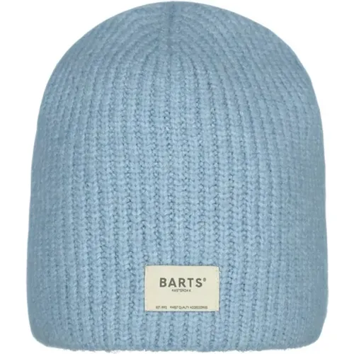 Gerippte Beanie Mütze mit Label-Patch - Barts - Modalova